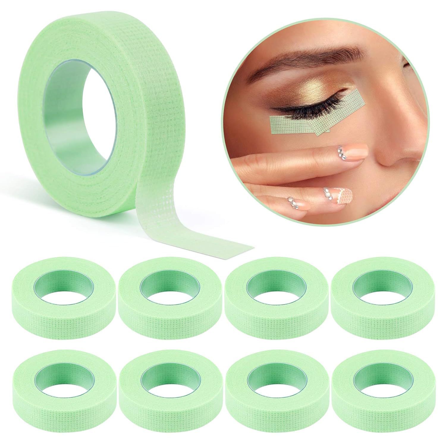 Lash Mapping Sticker - 1 rollen wimperverlenging pluisjes ademend niet-geweven