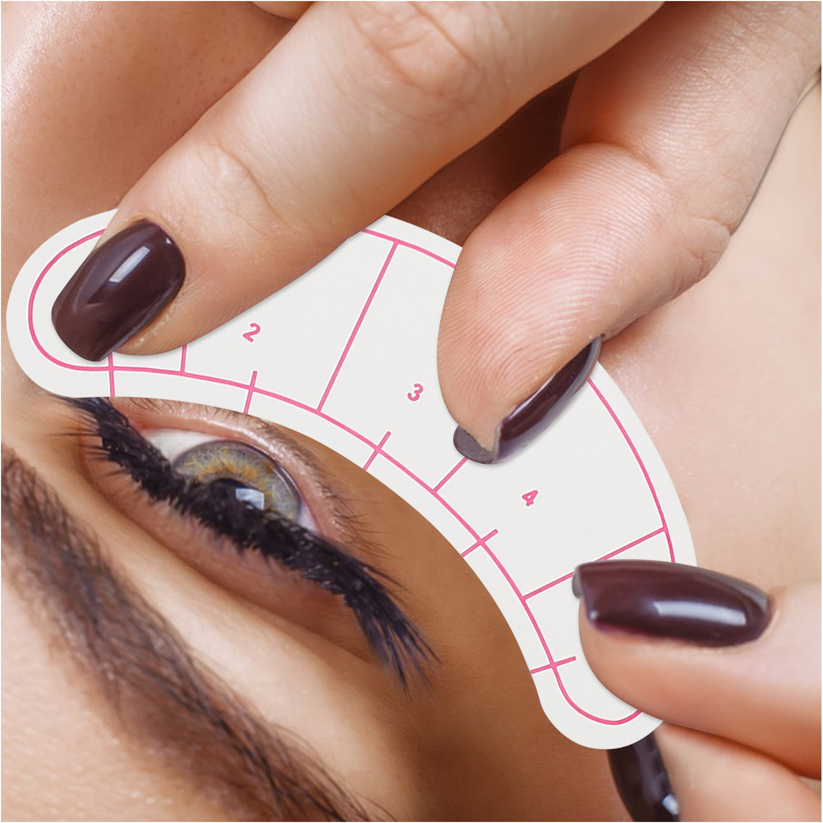 Lash Mapping Sticker - 10 Vellen Wimperpad Isolatiepapier Dubbele Functie