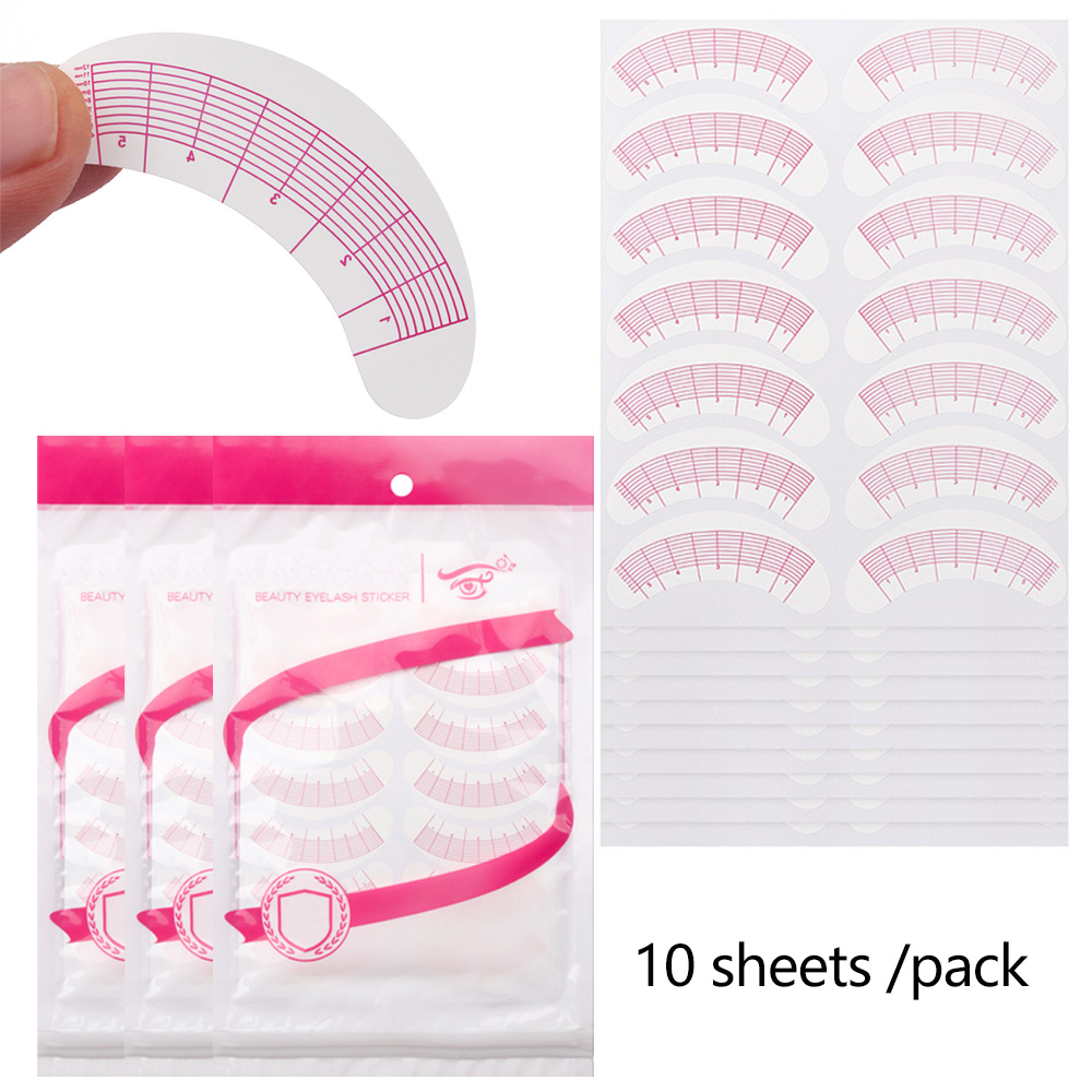 Lash Mapping Sticker - 2/5 Pakjes Wimper Mapping Stickers Onder