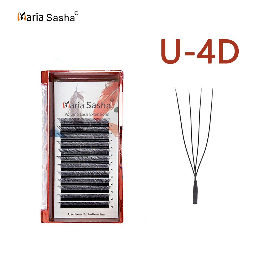 Eyelash Extension Single Lash - MARIA U 4D W Wimpers Enkellaags