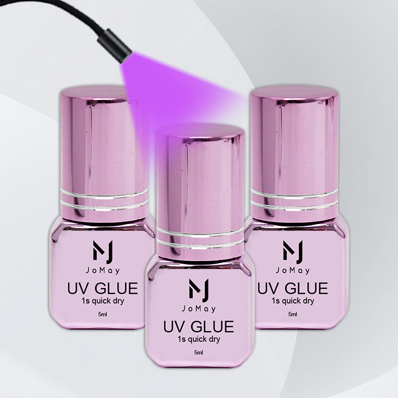Eyelash Extension Uv - JOMAY 3 Flessen Sneldrogende UV Wimperverlenging