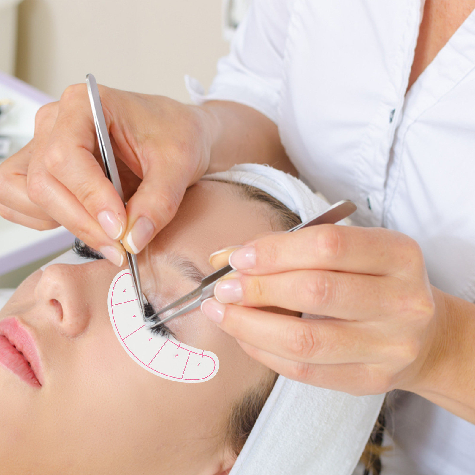 10 vellen wimperverlenging pap - Lash Mapping Sticker recensie en prijs