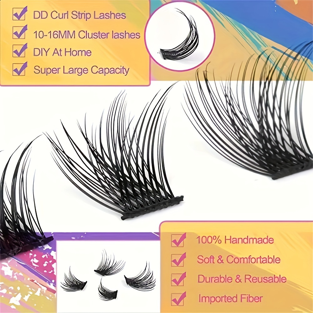 10 rijen enkele cluster pluizi - Eyelash Extension Single Lash recensie en prijs