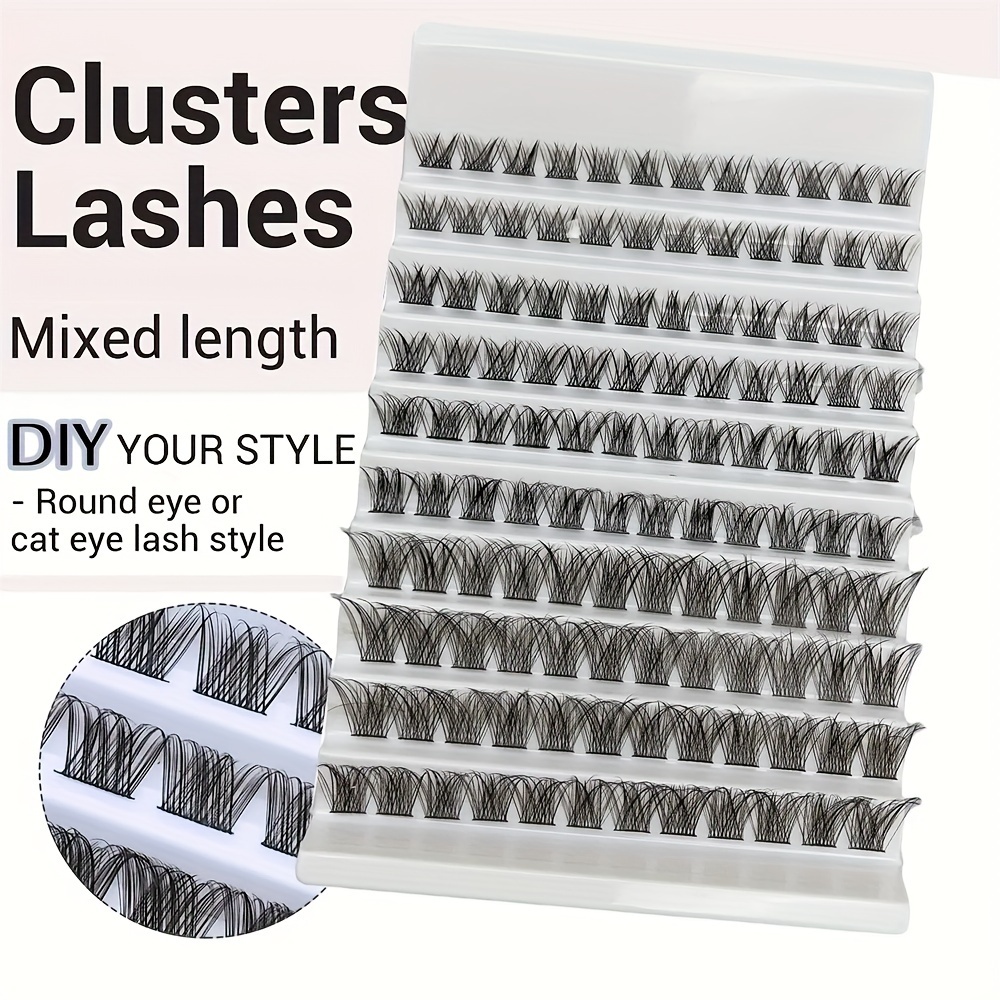 10 rijen enkele cluster pluizi - Eyelash Extension Single Lash recensie en prijs