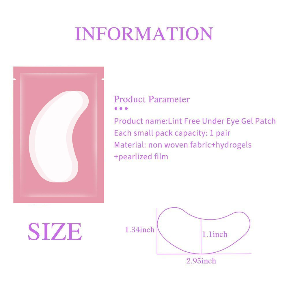 100 pairs Wimper Extension Pap - Eyelash Extension Guide recensie en prijs