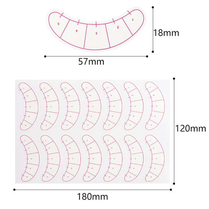 70 Pairs Wimper Mapping Sticke - Lash Mapping Sticker recensie en prijs