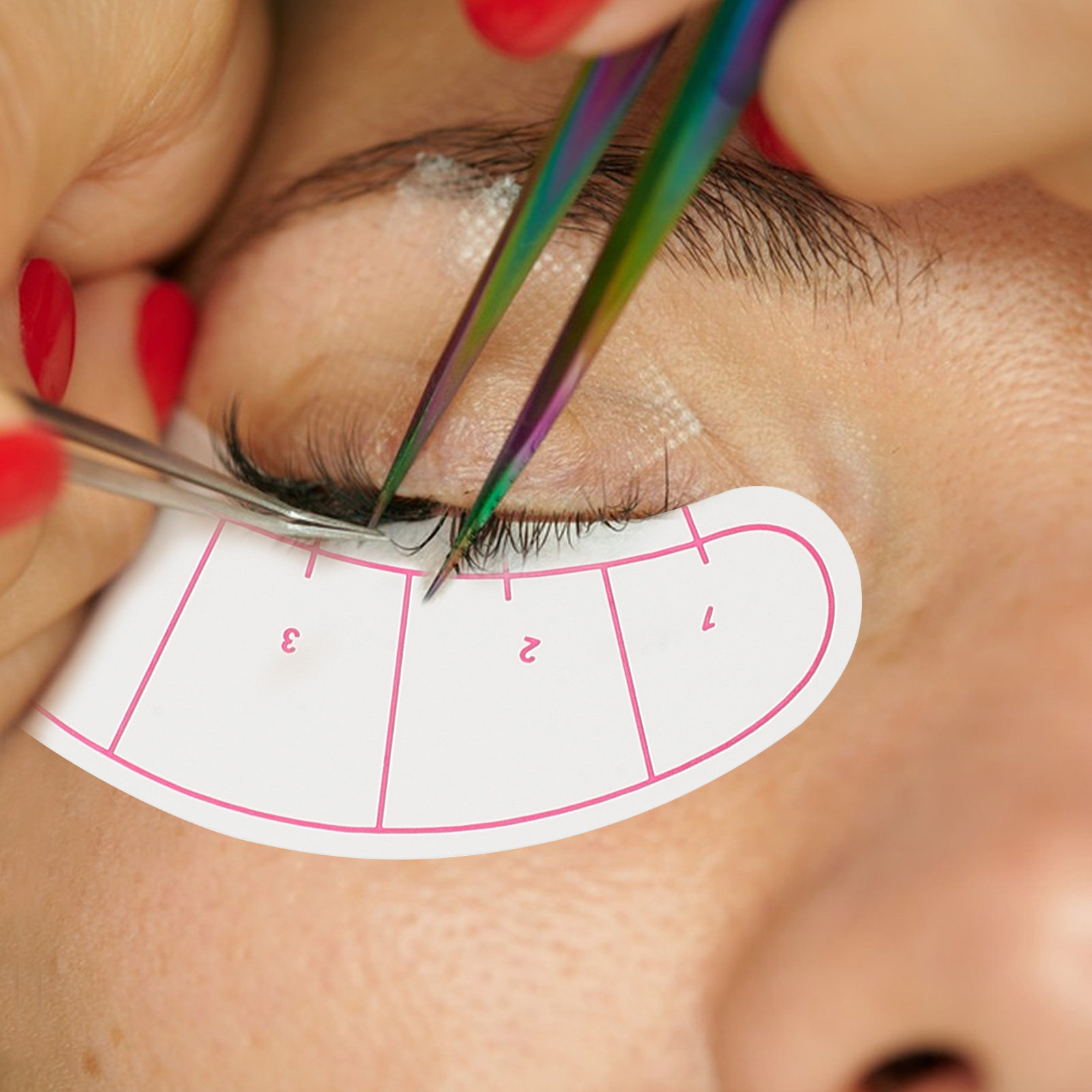 10 Vellen Wimperpad Isolatiepa - Lash Mapping Sticker recensie en prijs