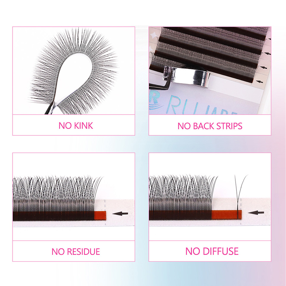 RUJADE 2D Y-vormige Wimperexte - Eyelash Extension Single Lash recensie en prijs